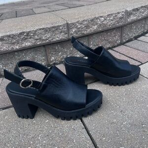 Chunky Wedged Heel